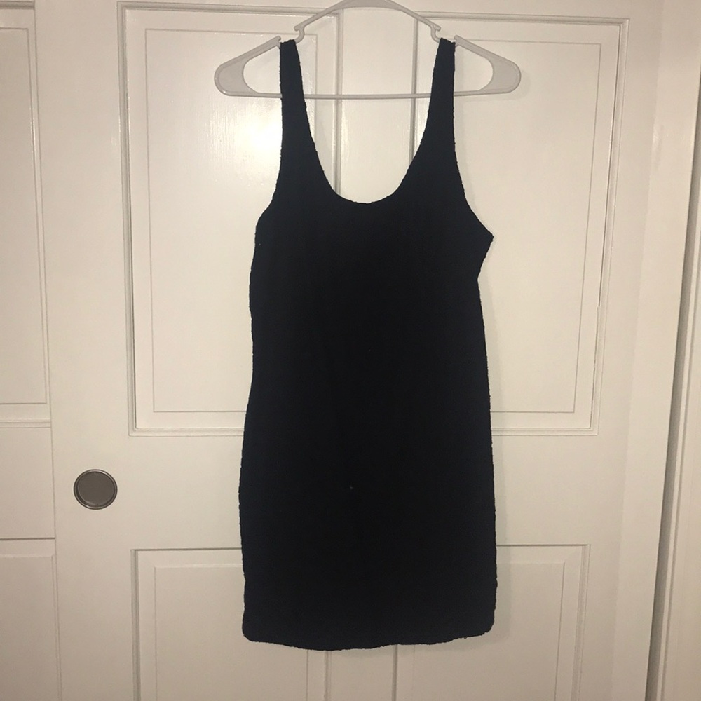 Hollister lace shift dress in navy